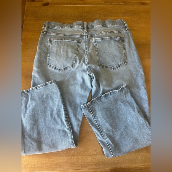 Madewell Mid Rise Kick Out Crop Jeans 32 - Picture 6 of 10